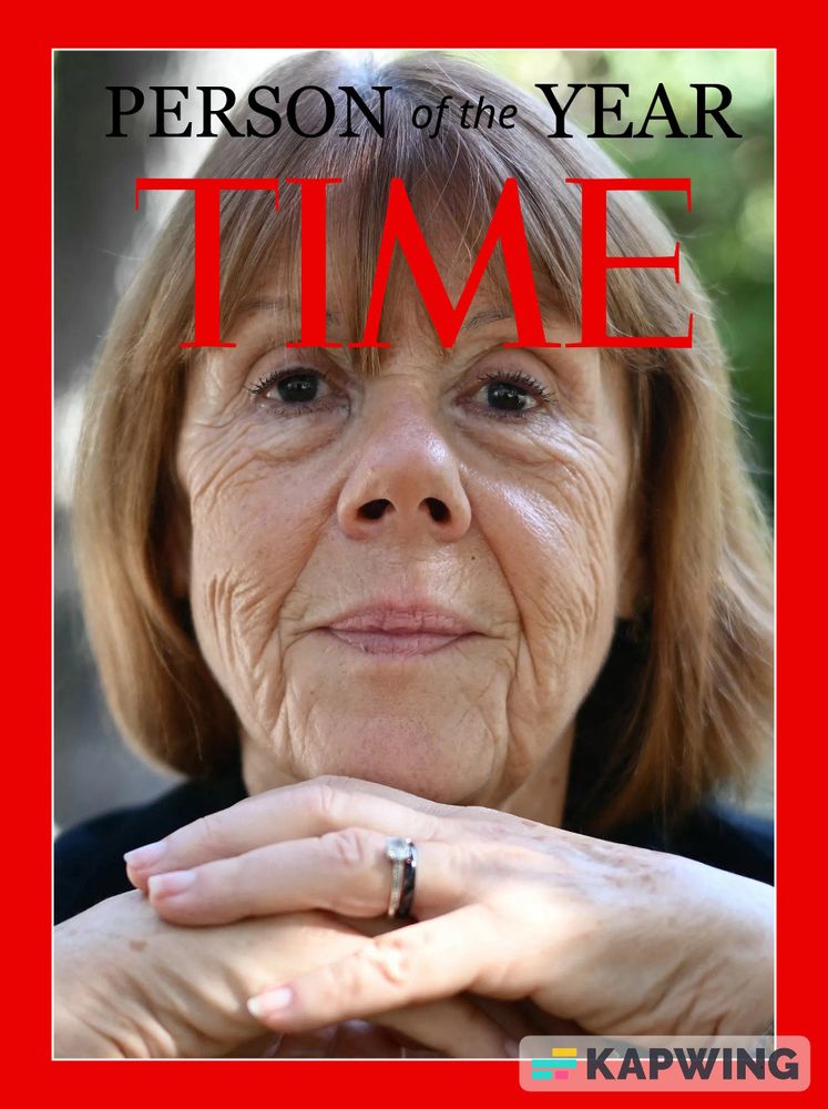 Person of the Year TIME cover featuring Gisele Pelicot