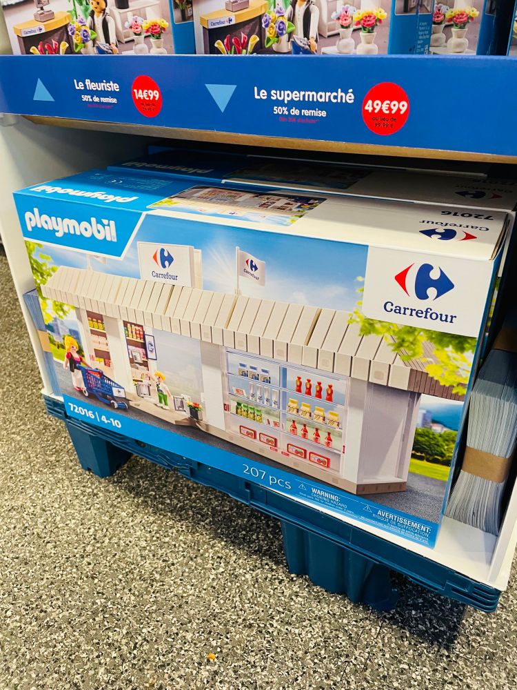 Des Playmobils Carrefour : Le magasin entier !