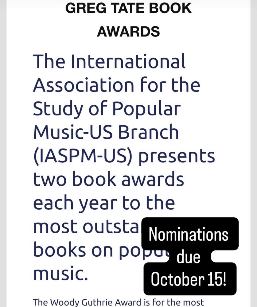 Book award nominations!