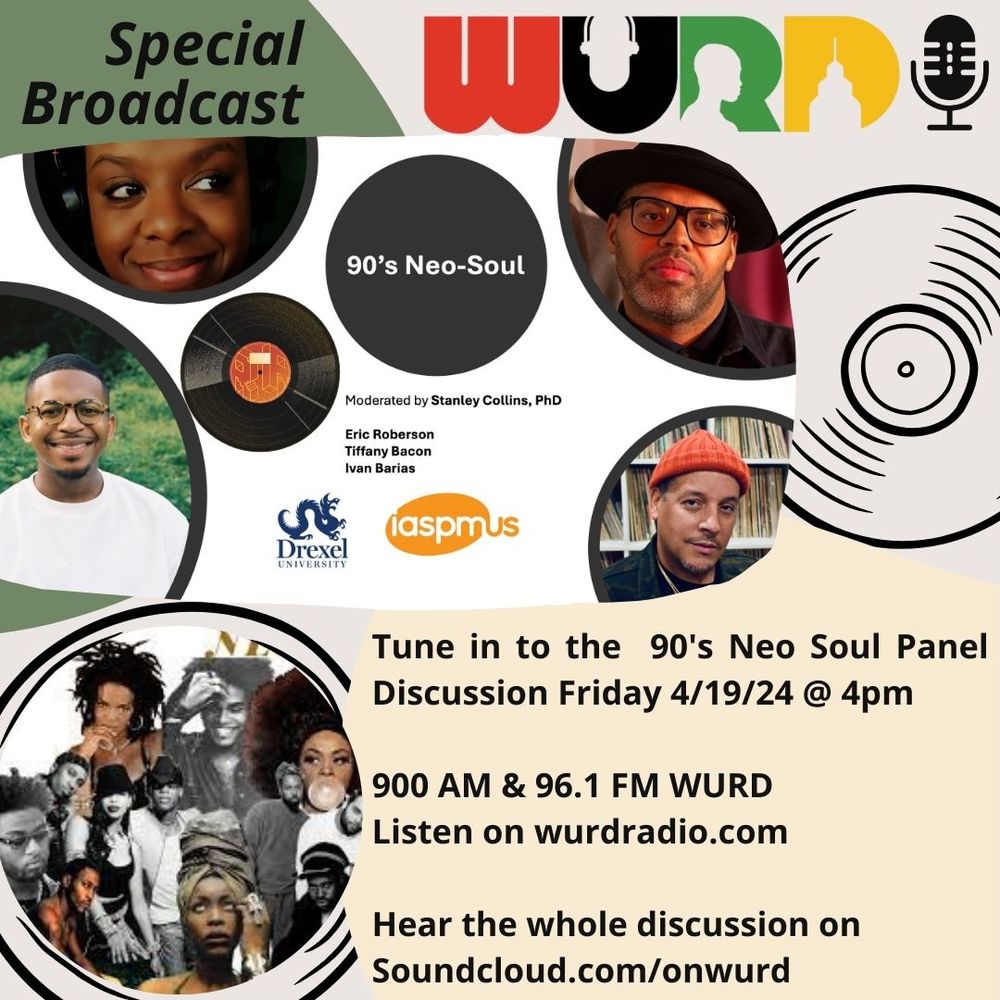 900 AM's poster for the rebroadcast of the IASPM panel