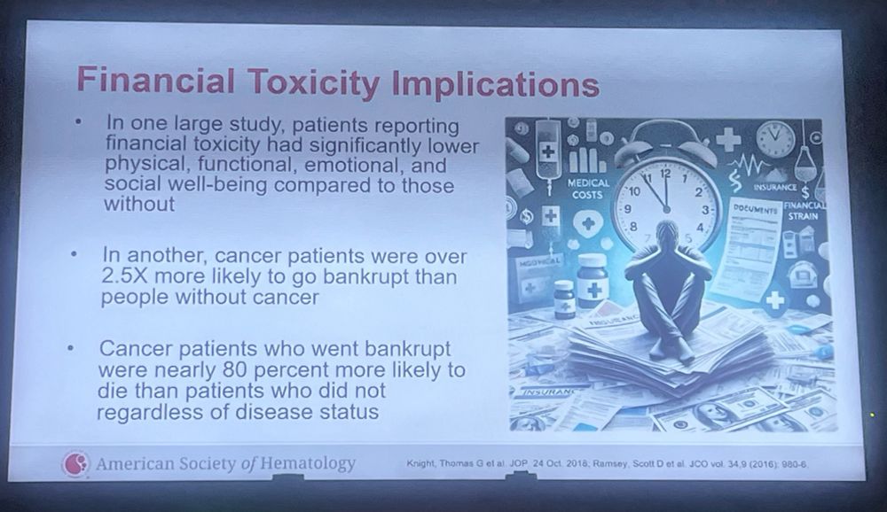 Slide on financial toxicity of cancer care 