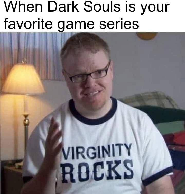 A picture of a man wearing a shirt reading 