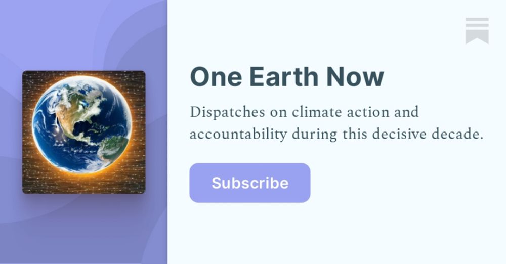 One Earth Now | Dana Drugmand | Substack