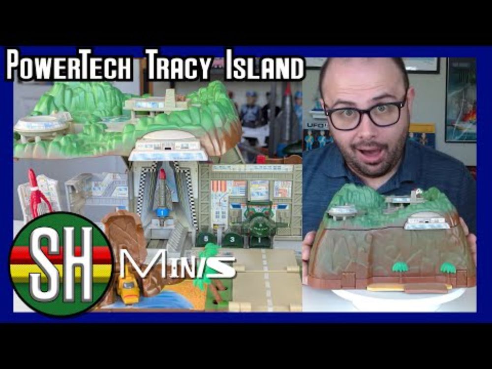SH Minis: Thunderbirds PowerTech Tracy Island (Vivid Imaginations - 2003)
