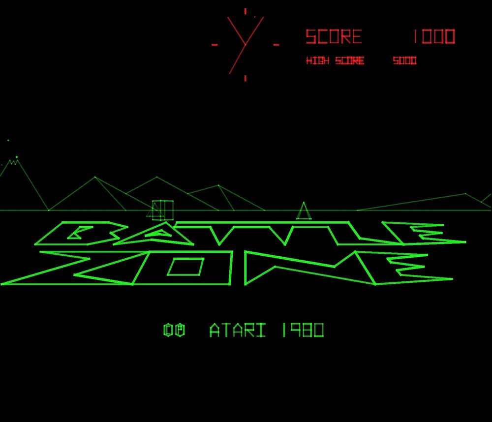 Title screen of Battlezone (Atari)(1980)