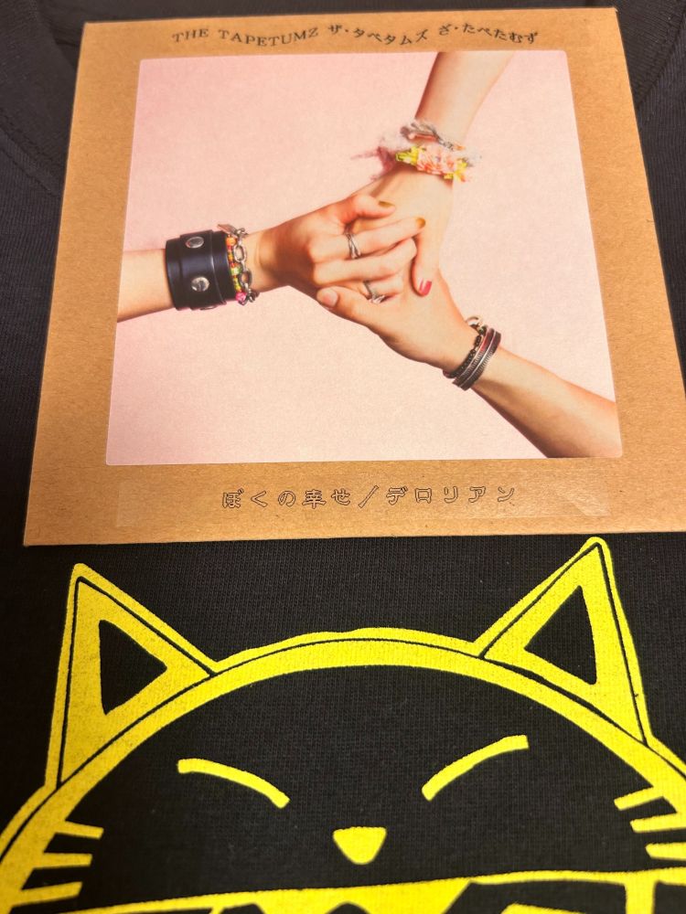 An image of a CD cover and part of a t-shirt