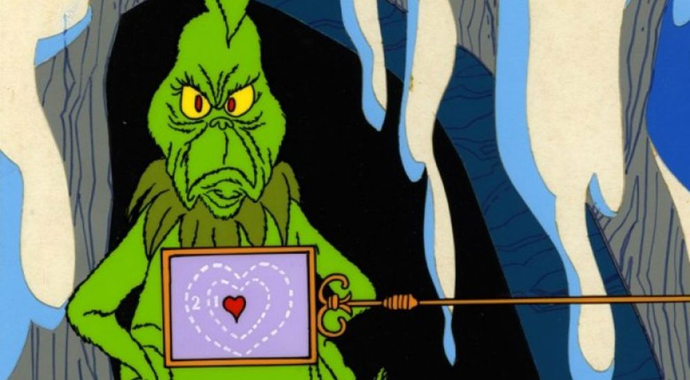 Grinch’s heart was two times too small. 