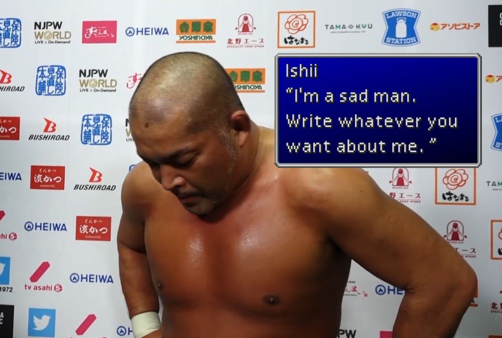 Ishii being a sad man