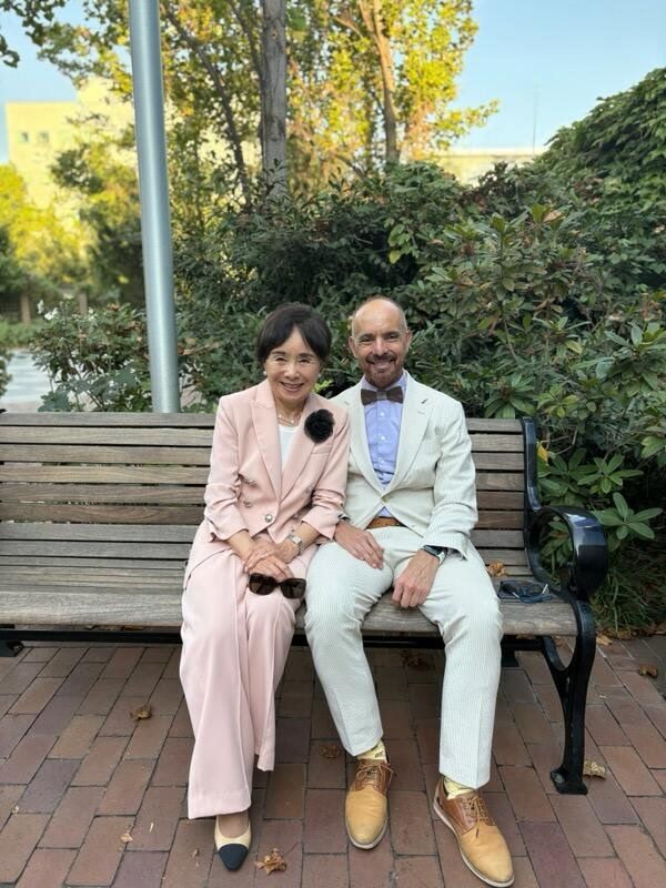 Doris with CA Senator Christopher Cabaldon