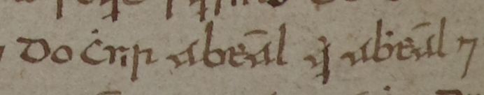 "do chuir a béal air a bhéal"