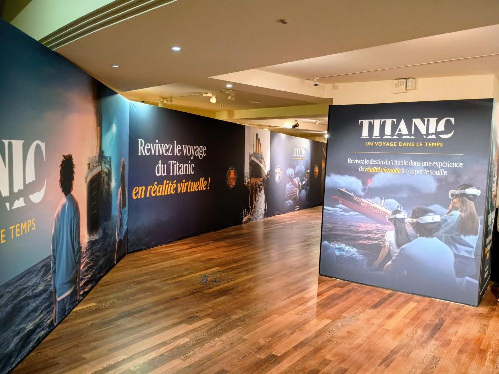 titanic vr exhibition at place de la repubblique paris