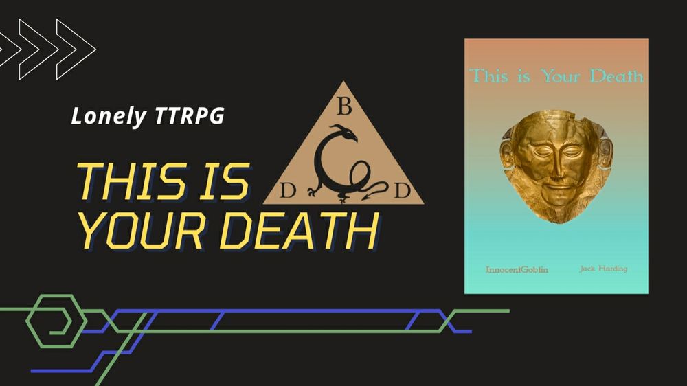 Cover of the game this is your death featuring the mask of agememnon