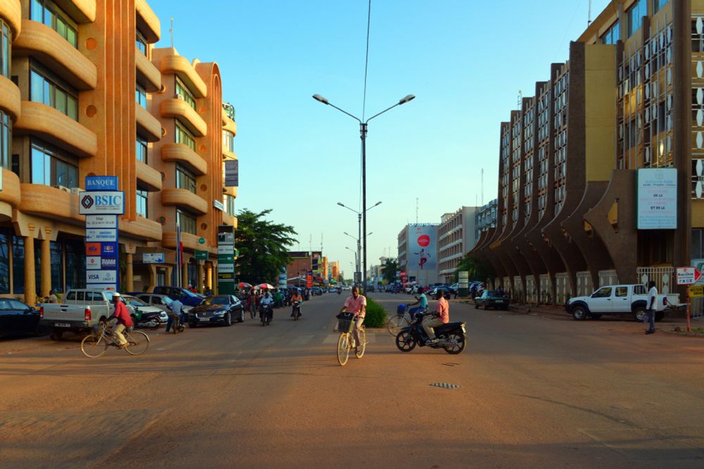 Ouagadougou city scene