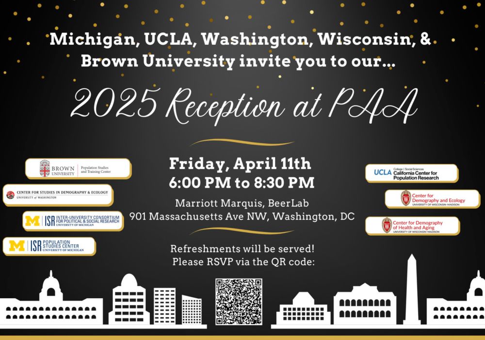 2025 PAA Reception (Michigan, UW, Wisconsin, UCLA and Brown) 4/11/25 from 6 to 8:30 at the Marriott Marquis Beer Lab, 901 Massachusetts Ave NW in Washington DC