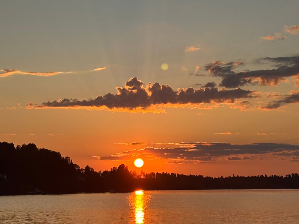 Ein Sonnenuntergang in Schweden