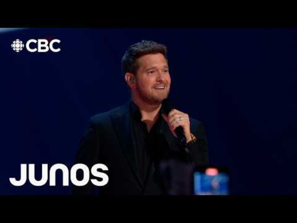 Watch Michael Buble's opening monologue | 2025 Juno Awards