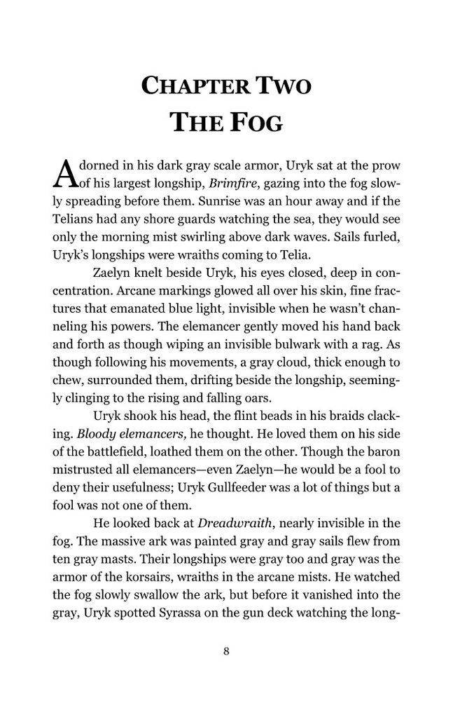 Sample from the Age of Tempest novelette From the Fog by Edgar Blackwood