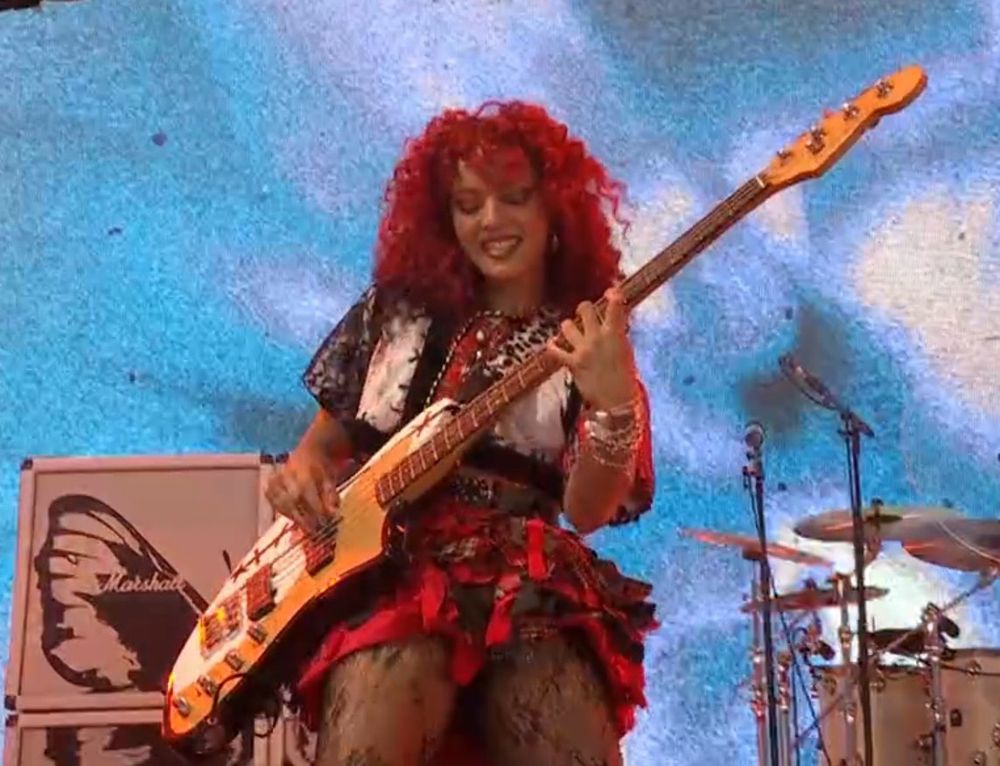 Georgia South from Nova Twins at Glastonbury 2025