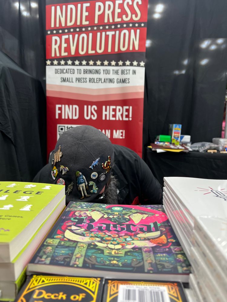 The rascal Zine at the indie press revolution booth