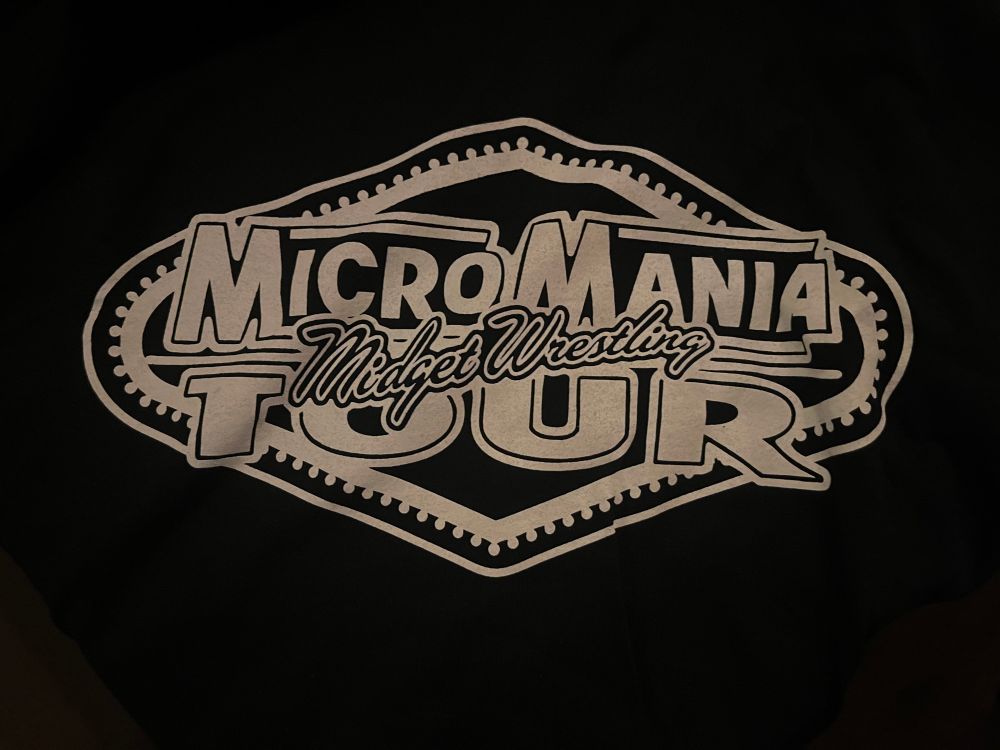 MicroMania wrestling t shirt. Gotta support my local artists 