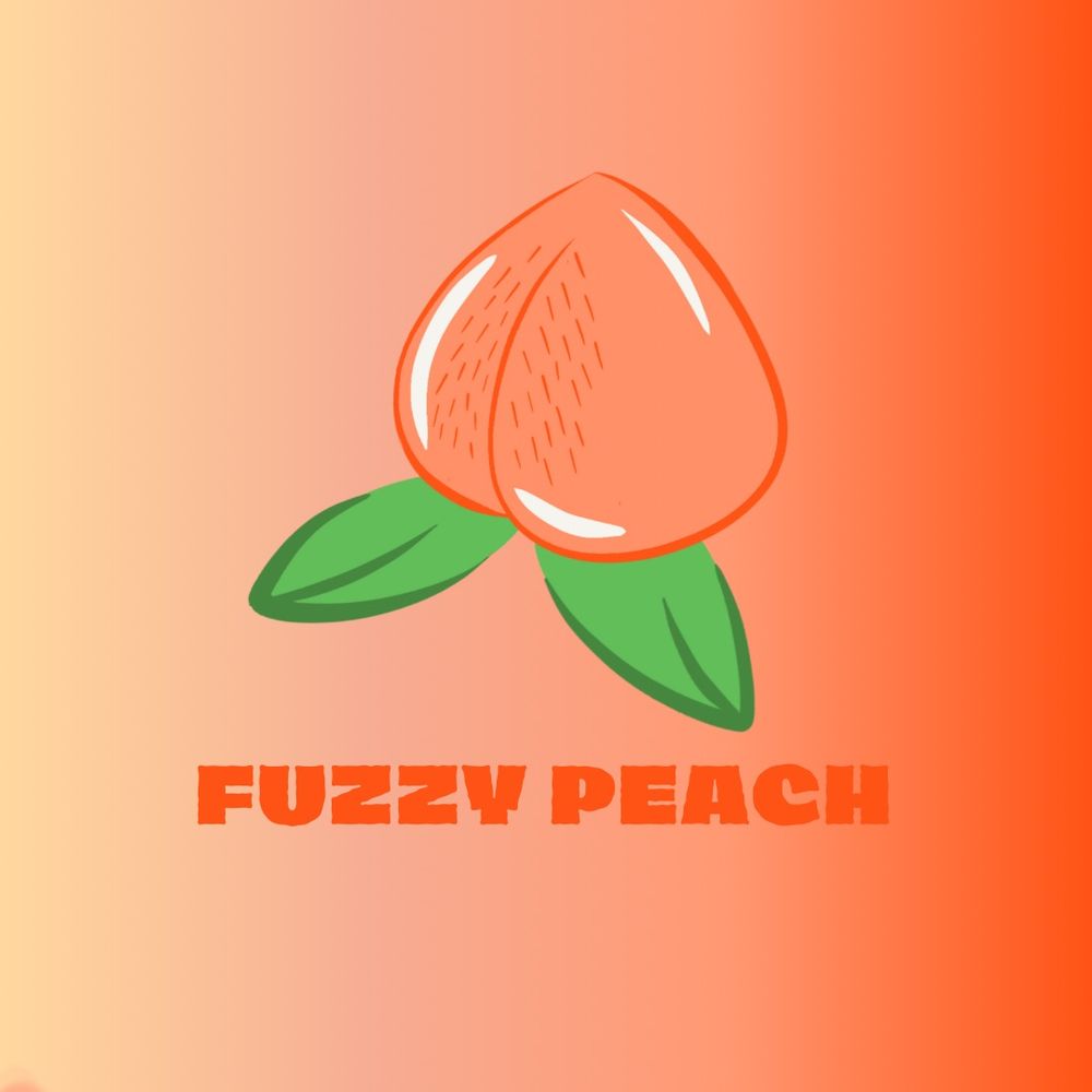 Fuzzy Peach Art