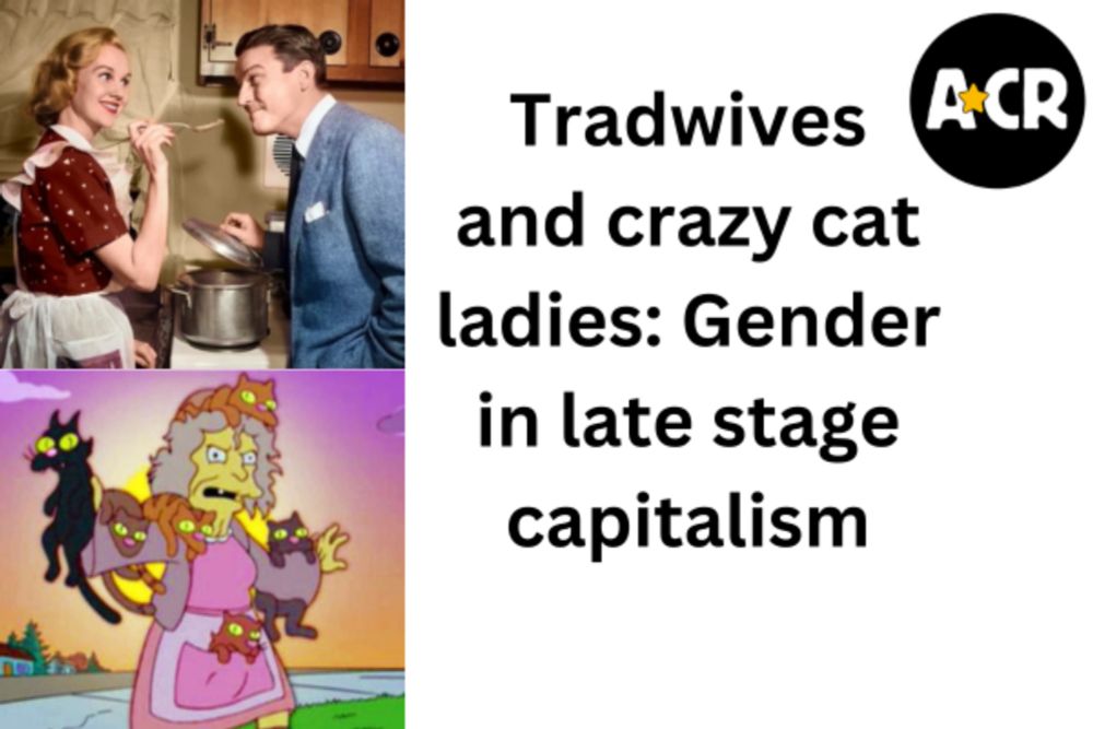 Tradwives and crazy cat ladies: Gender in late stage capitalism