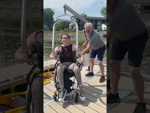 can disabled people kayak? #wheelchair