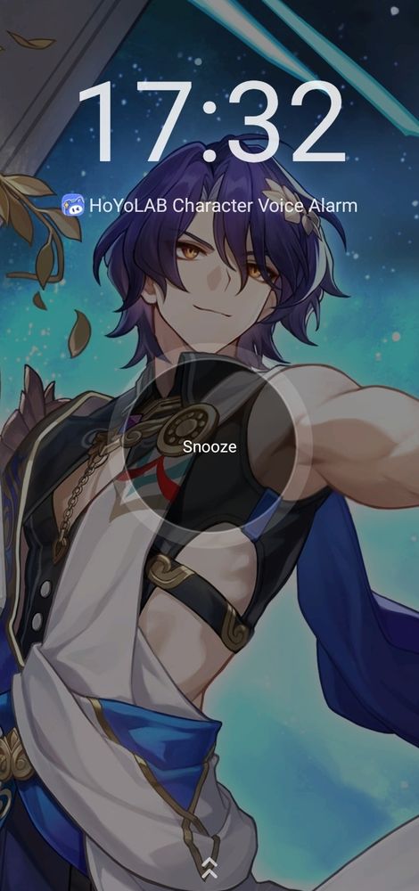 Hoyolab character voice alarm, dr Ratio's splash art picture