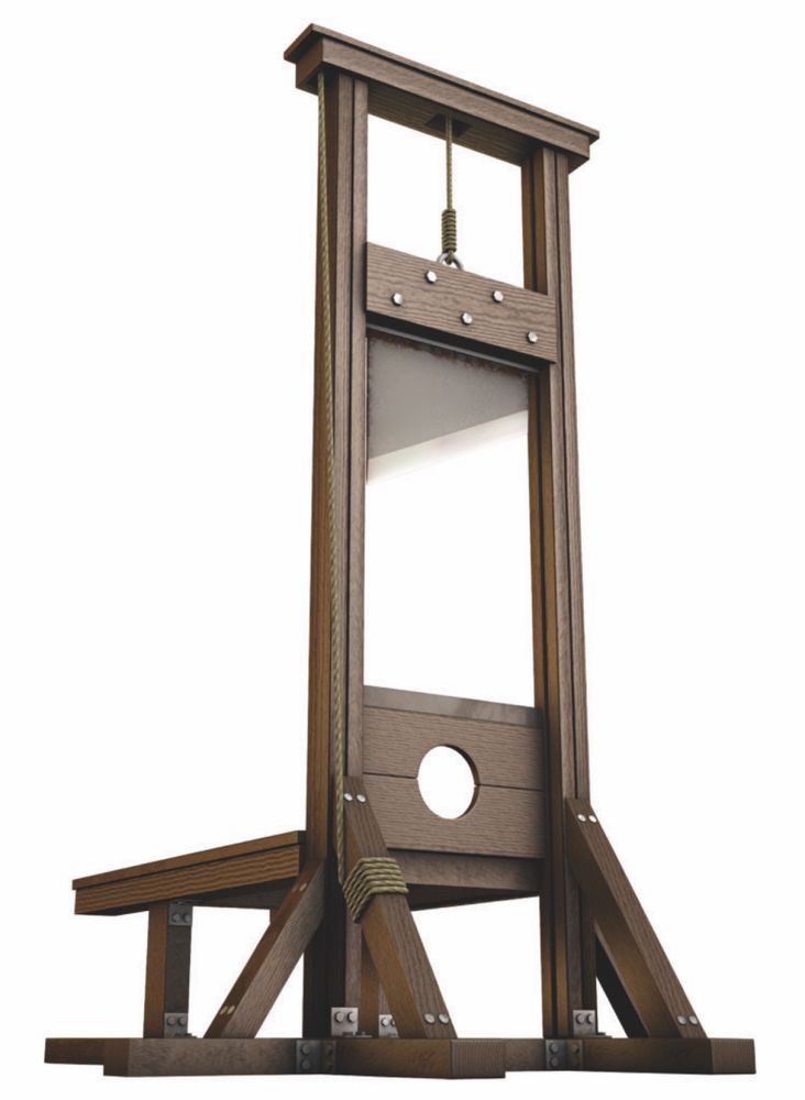 A guillotine