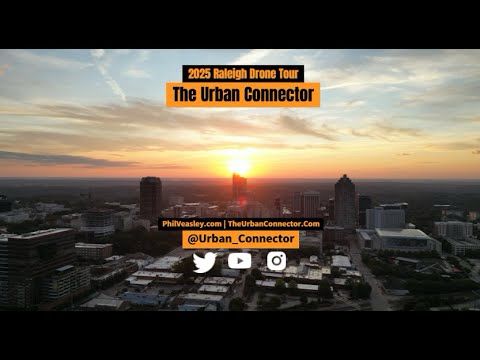 Raleigh, NC USA Drone Tour | 4K UHD 2025 Drone Tour of the City of Oaks with LofFi Music