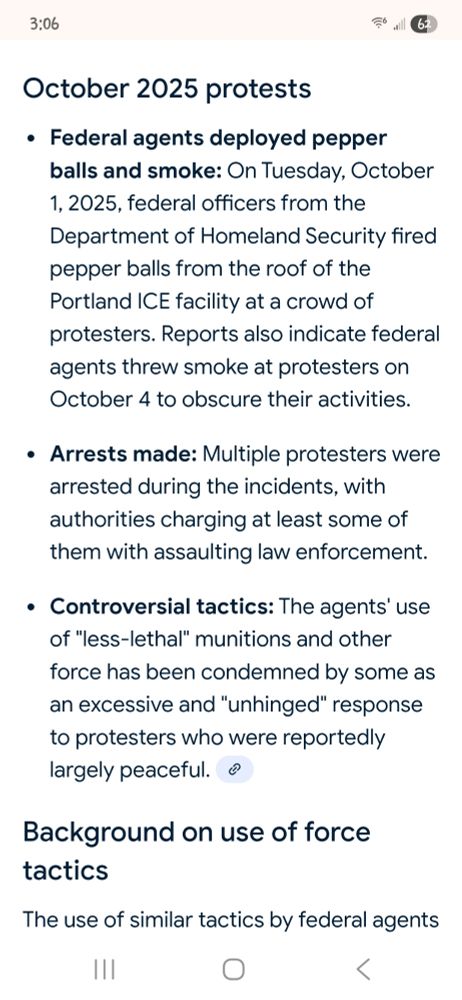 Fed agents use of force 