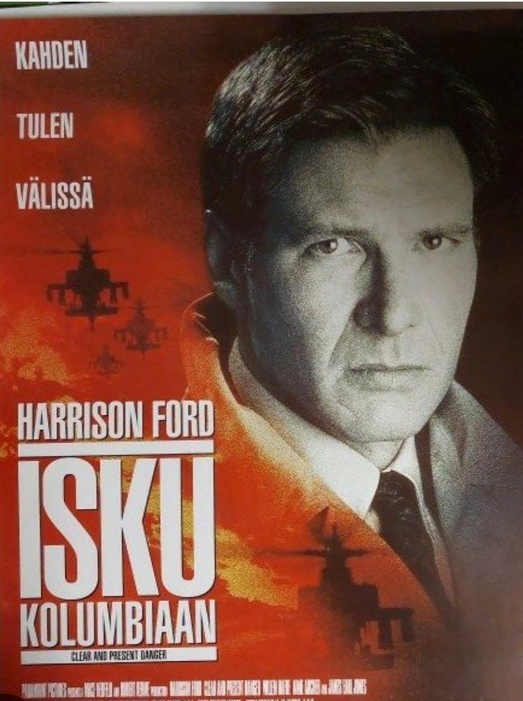 Elokuva, kansikuva, Isku Kolumbiaan.