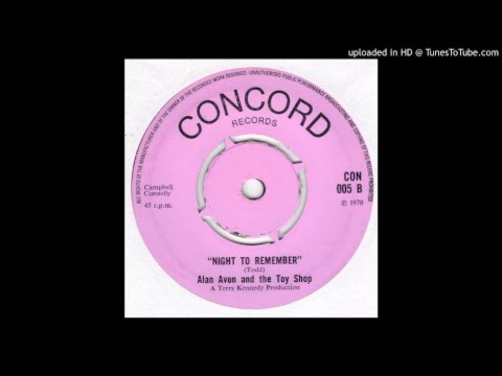 Alan Avon And The Toy Shop - Night To Remember