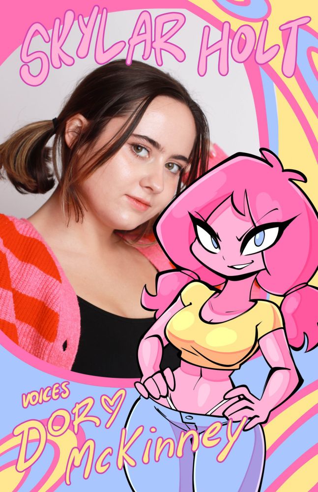 Skylar Holt, the voice for our Dory McKinny!! Round of applause yes yes BOW DOWN