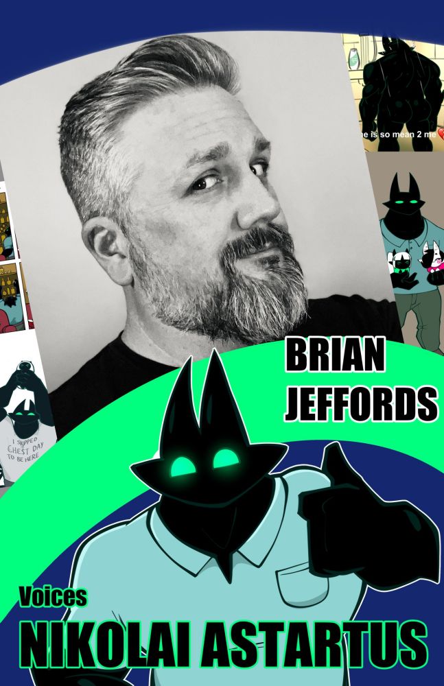 Nikolai Astartus, Depicted beside Brian Jeffords, his respective and oh so wondrous VA