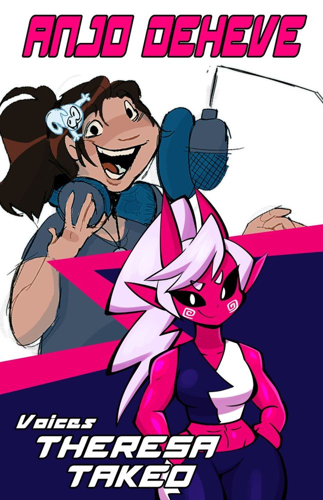 Anjo is giving it their all in the recording booth for Theresa, and it is glorious.