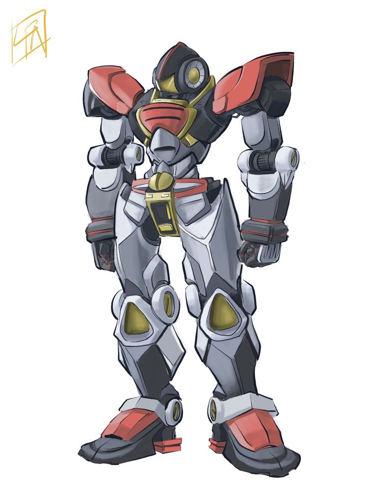 My updated version of an early Gundam design from when the project was known as 'Gunboy'