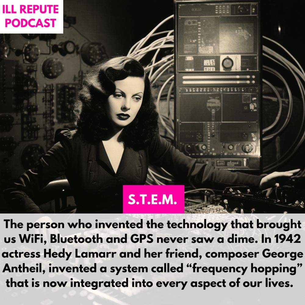 The person who invented the technology that brought us WiFi, Bluetooth and GPS never saw a dime. In 1942 actress Hedy Lamarr and her friend, composer George Antheil, invented a system called "frequency hopping" that is now integrated into every aspect of our lives.