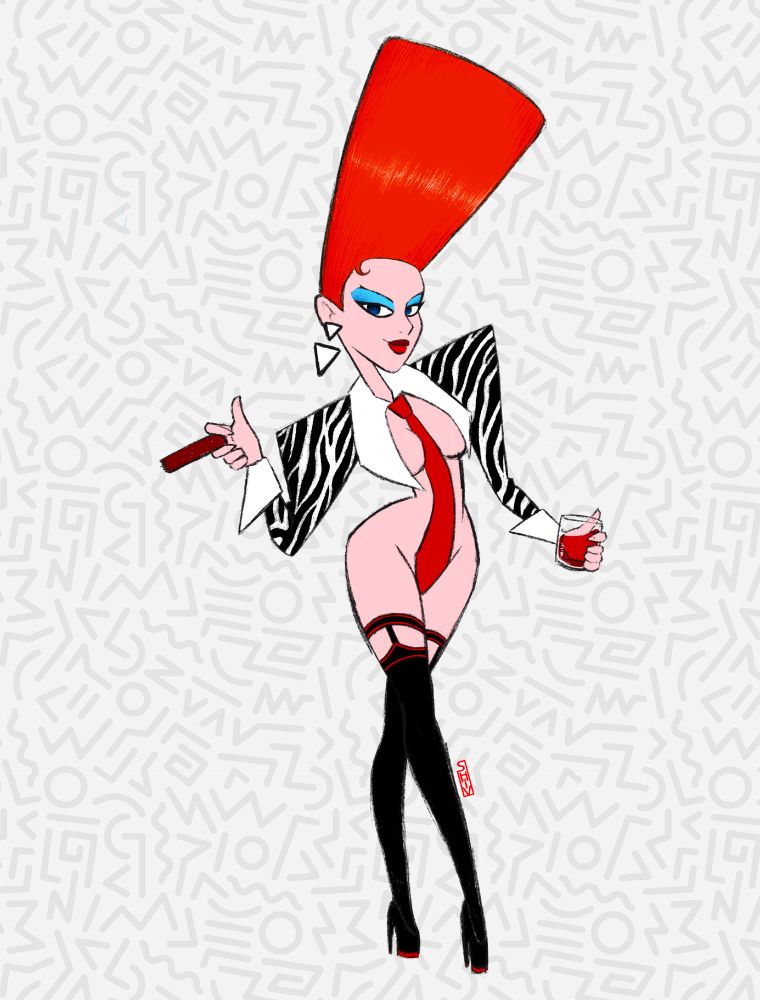 Fanart of Bosco from drag race all stars 10