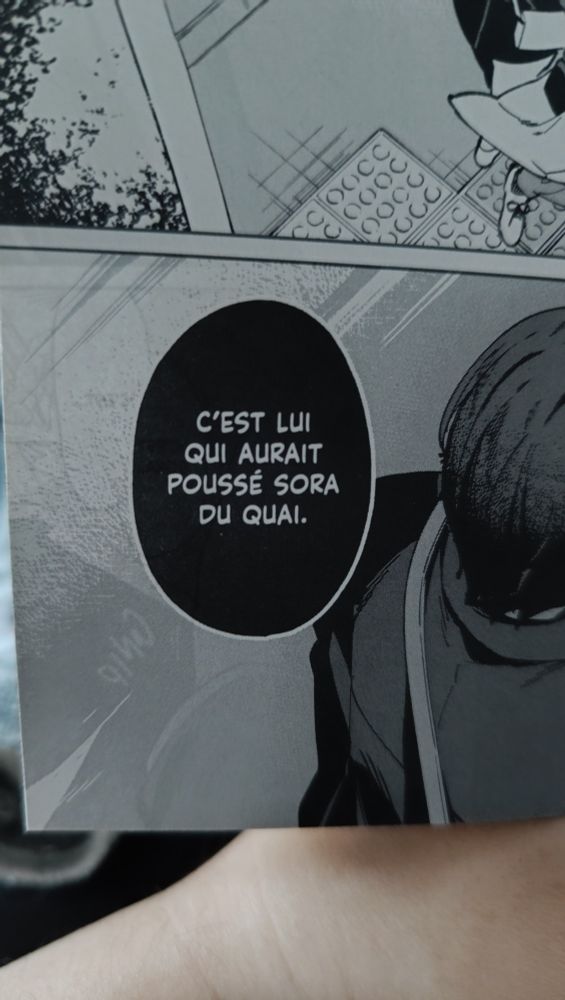 Erreur de nom du personnage, c'est écrit Sora au lieu de Shinohara ! 😭