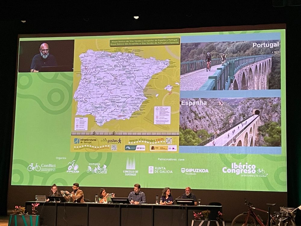 Mapa Ibérico das Ecopistas e Vías Verdes de Portugal e Espanha