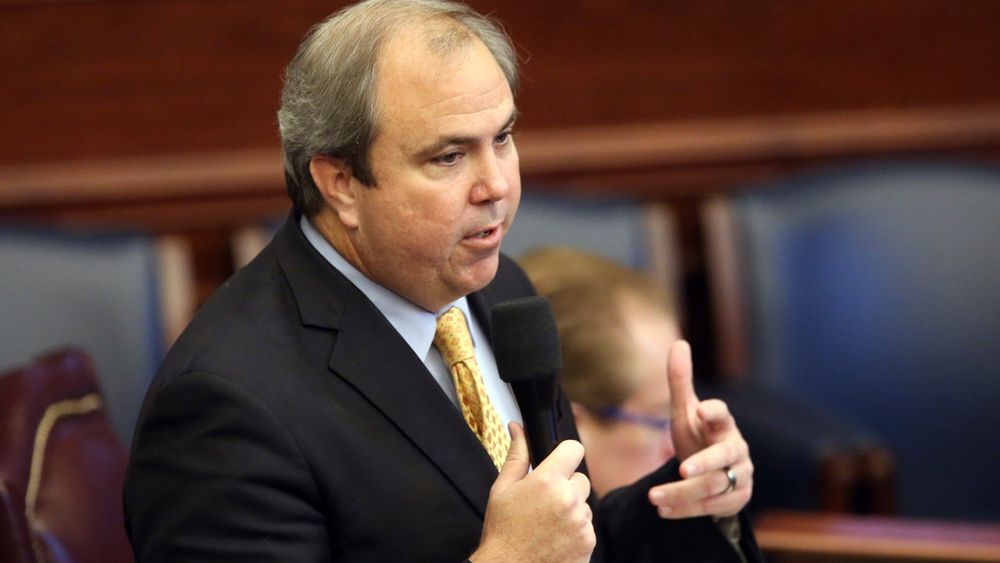 Joe Gruters, a Trump-backed Florida state senator, was elected on Friday to serve as the Republican Party's new chairman. Former chair Michael Whatley is running for U.S. Senate in North Carolina.