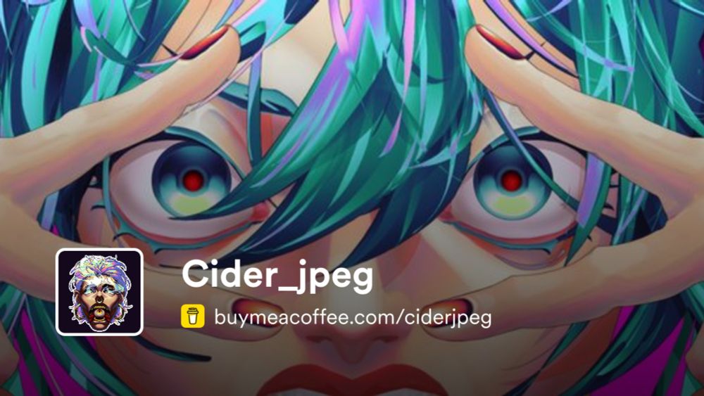 Cider_jpeg is Art, twitch, comix