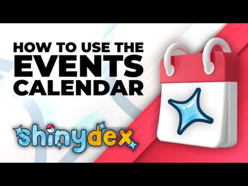 🎉 Shinydex Events Are LIVE! 🌟 Create, Join & Track Pokémon Community Events! 🔔✨
