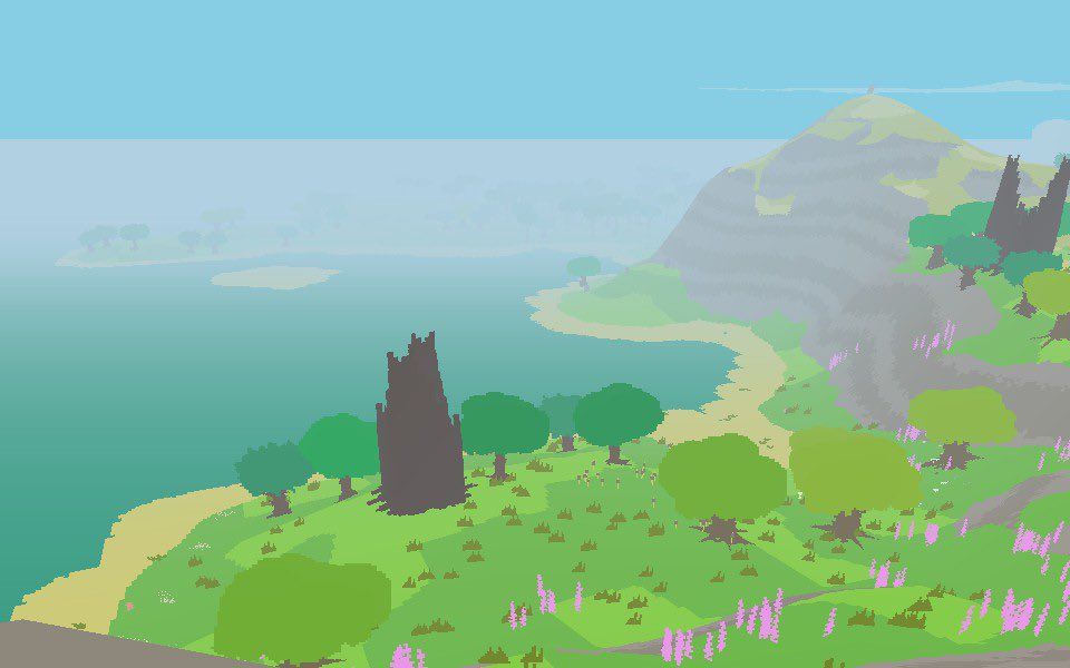 Proteus was a PS3 game where you explored a procedurally generated island with little/no instructions.