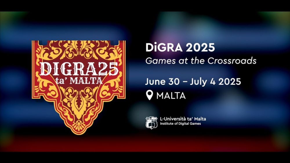 DiGRA2025 Conference Trailer MALTA (Institute of Digital Games)