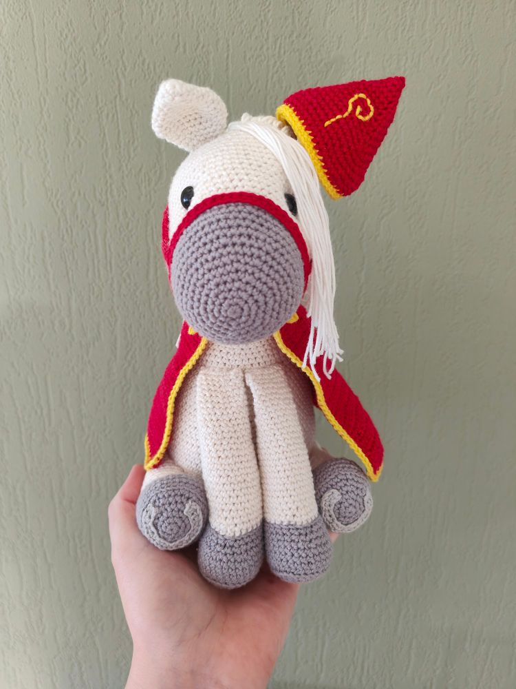 Gehaakt paard van Sinterklaas 