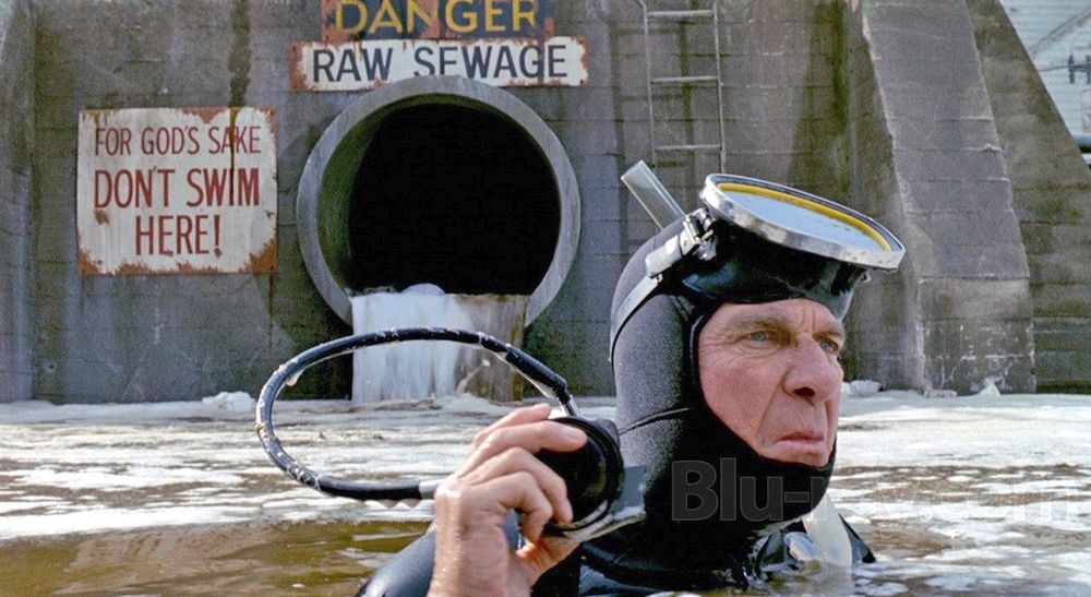Diver coming up to the surface for some fresh air.
