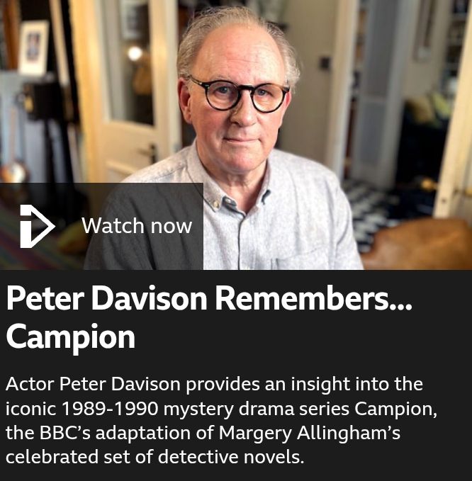 Peter Davison in a short interview about his time on the BBC show Campion.