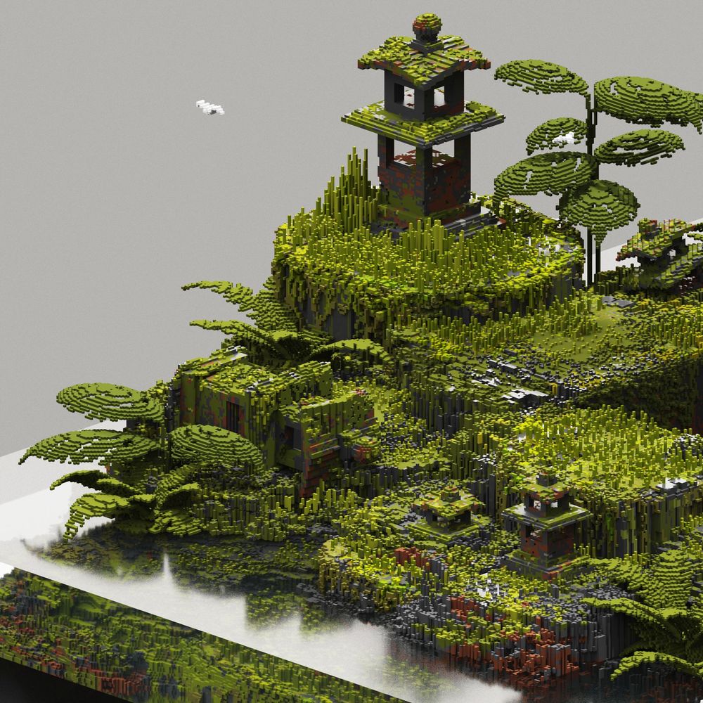 Zen Garden II - VoxelArt